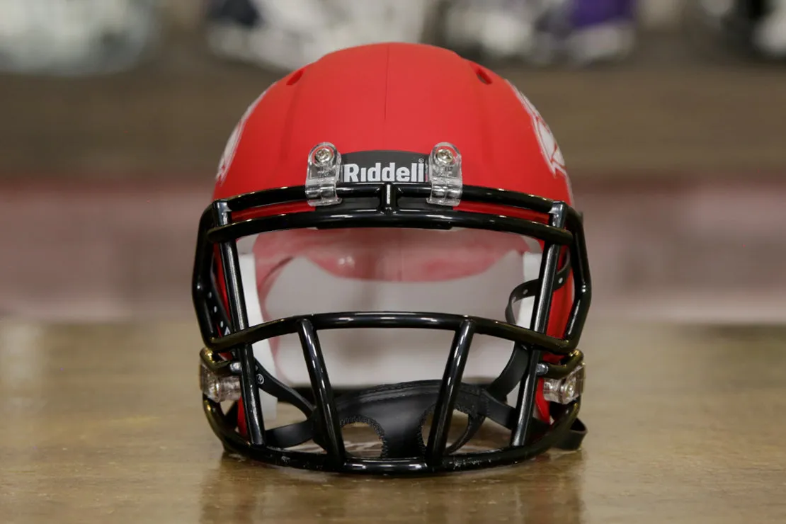 Illinois State Redbirds Riddell Speed Mini Helmet - Matte Red