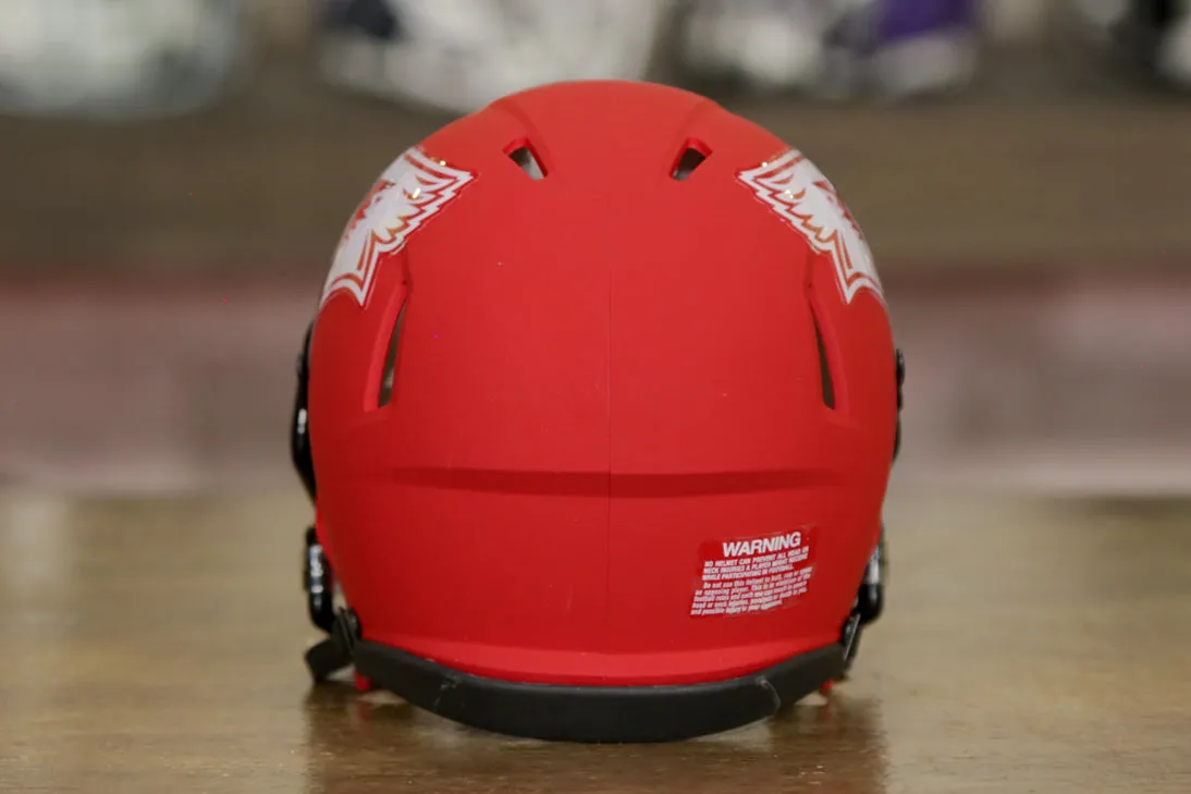 Illinois State Redbirds Riddell Speed Mini Helmet - Matte Red