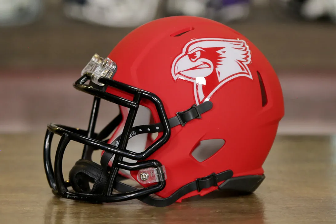 Illinois State Redbirds Riddell Speed Mini Helmet - Matte Red