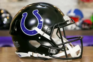 Indianapolis Colts Riddell Speed Authentic Helmet - Black Alternate