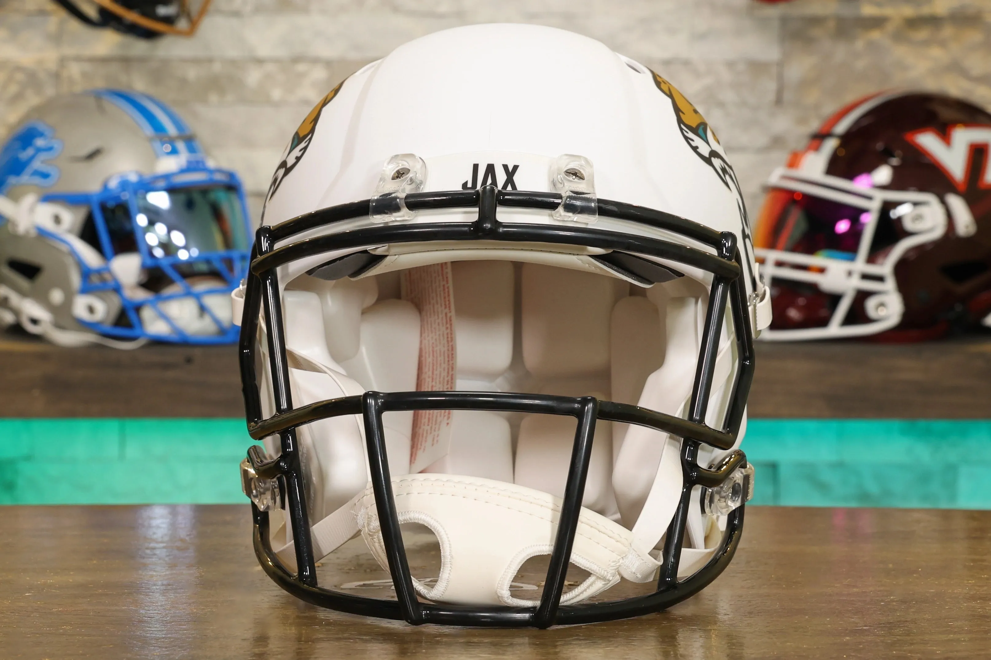 Jacksonville Jaguars Riddell Speed Authentic Helmet - Shell White Alternate