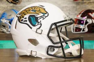 Jacksonville Jaguars Riddell Speed Authentic Helmet - Shell White Alternate