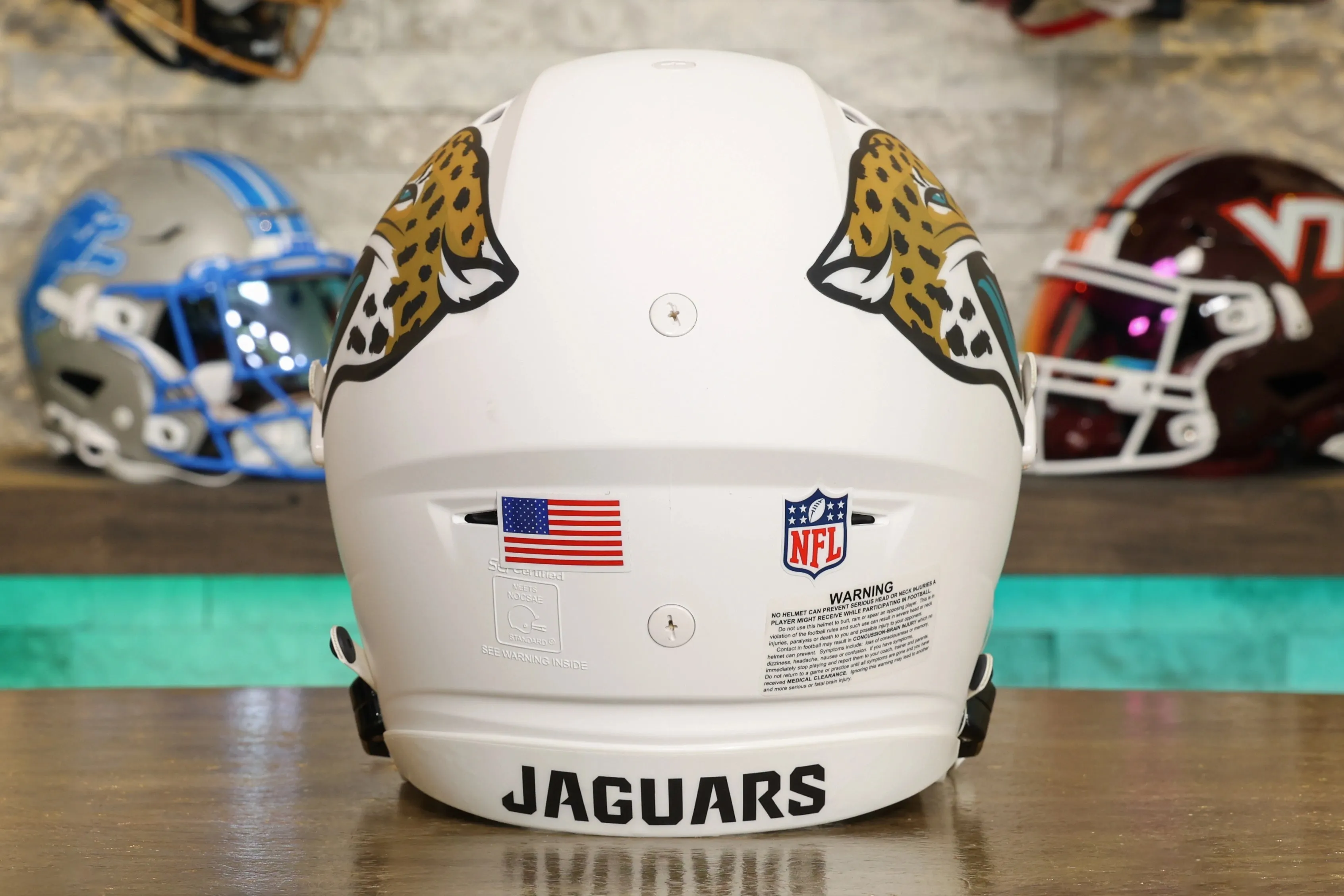 Jacksonville Jaguars Riddell SpeedFlex Helmet - Shell White Alternate