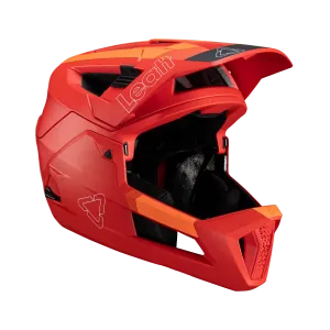 Leatt MTB Enduro 4.0 Full Face Helmet - Red - 2024