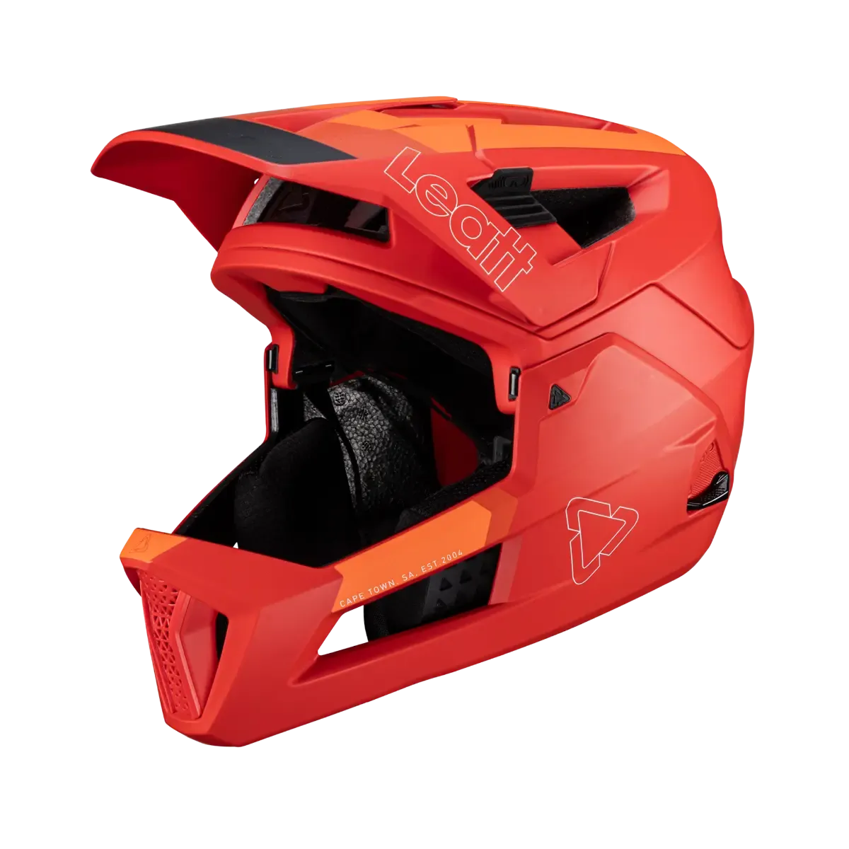 Leatt MTB Enduro 4.0 Full Face Helmet - Red - 2024