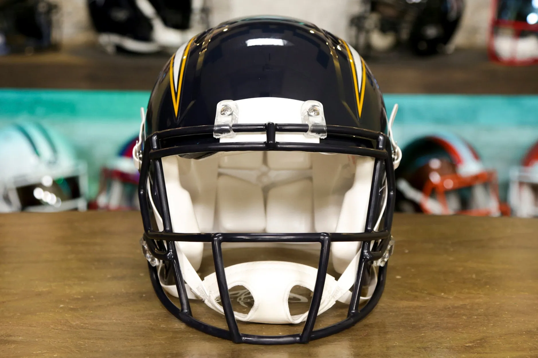 Los Angeles Chargers Riddell Speed Authentic Helmet - 1988-2006 Throwback