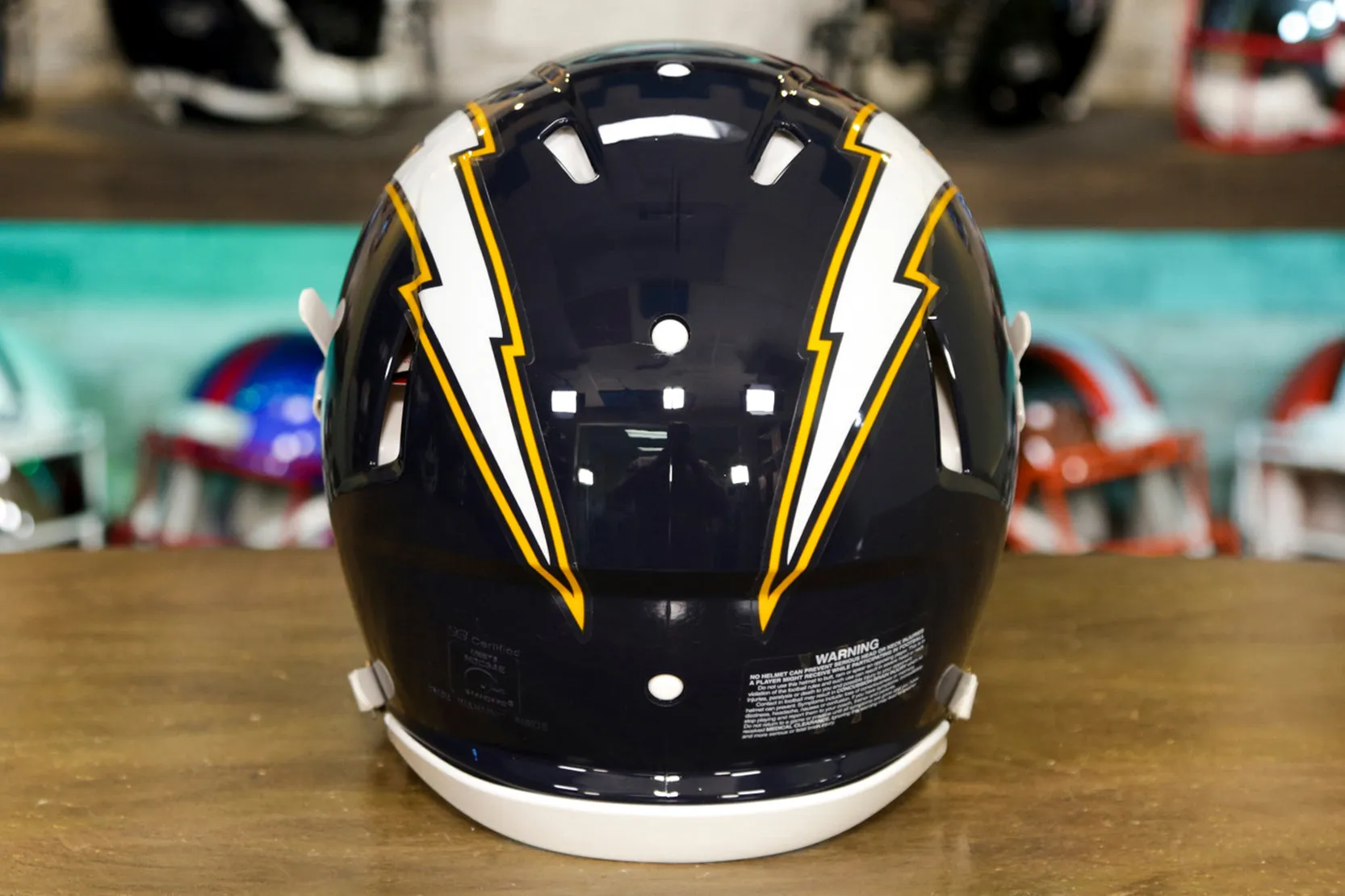 Los Angeles Chargers Riddell Speed Authentic Helmet - 1988-2006 Throwback