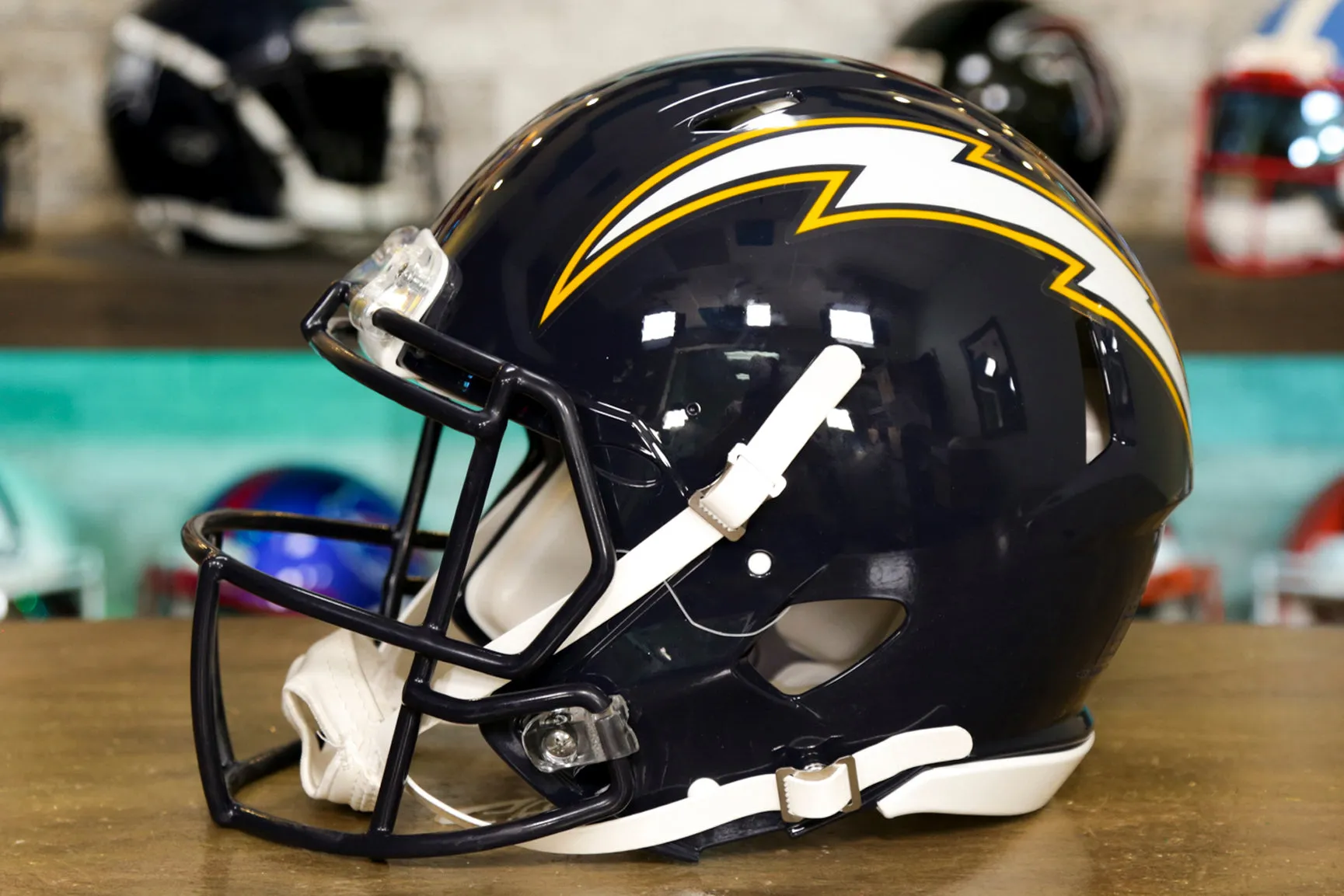 Los Angeles Chargers Riddell Speed Authentic Helmet - 1988-2006 Throwback
