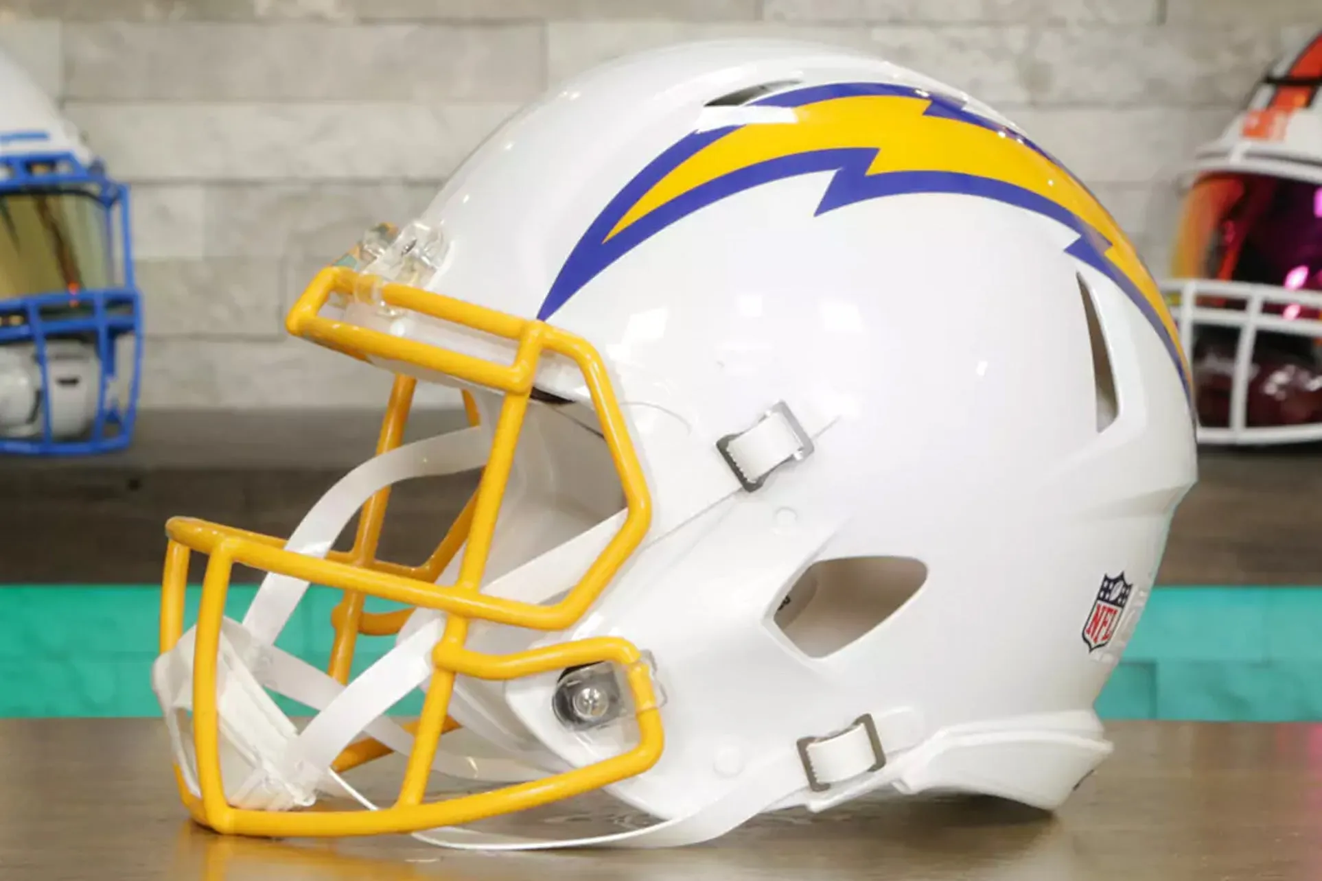 Los Angeles Chargers Riddell Speed Authentic Helmet - Royal Color Rush Alternate