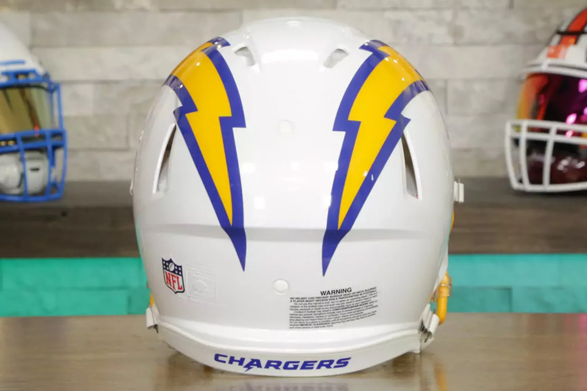 Los Angeles Chargers Riddell Speed Authentic Helmet - Royal Color Rush Alternate