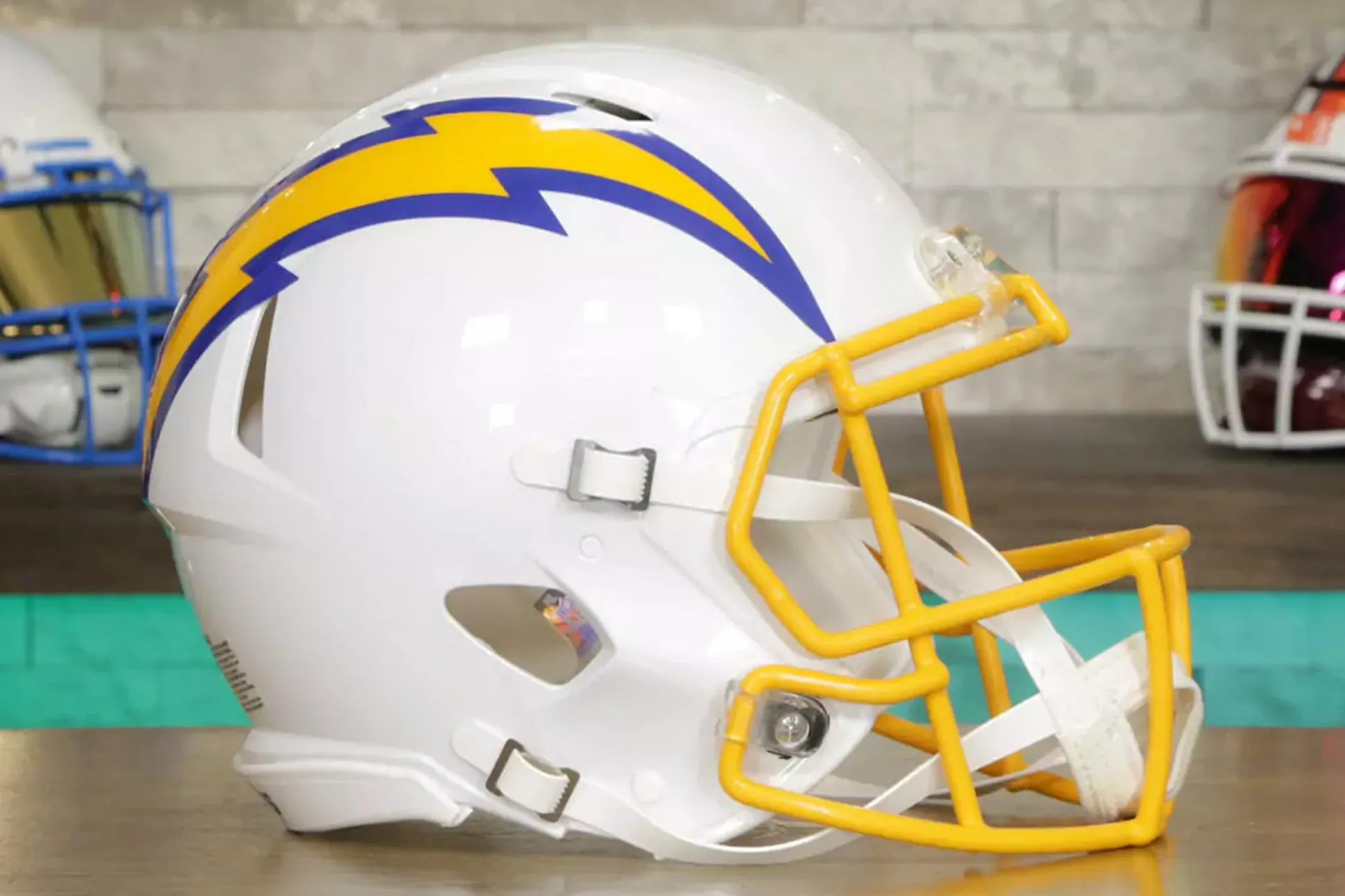Los Angeles Chargers Riddell Speed Authentic Helmet - Royal Color Rush Alternate