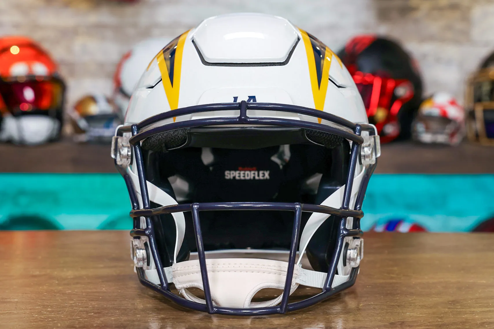 Los Angeles Chargers Riddell SpeedFlex Helmet - Navy Color Rush Alternate