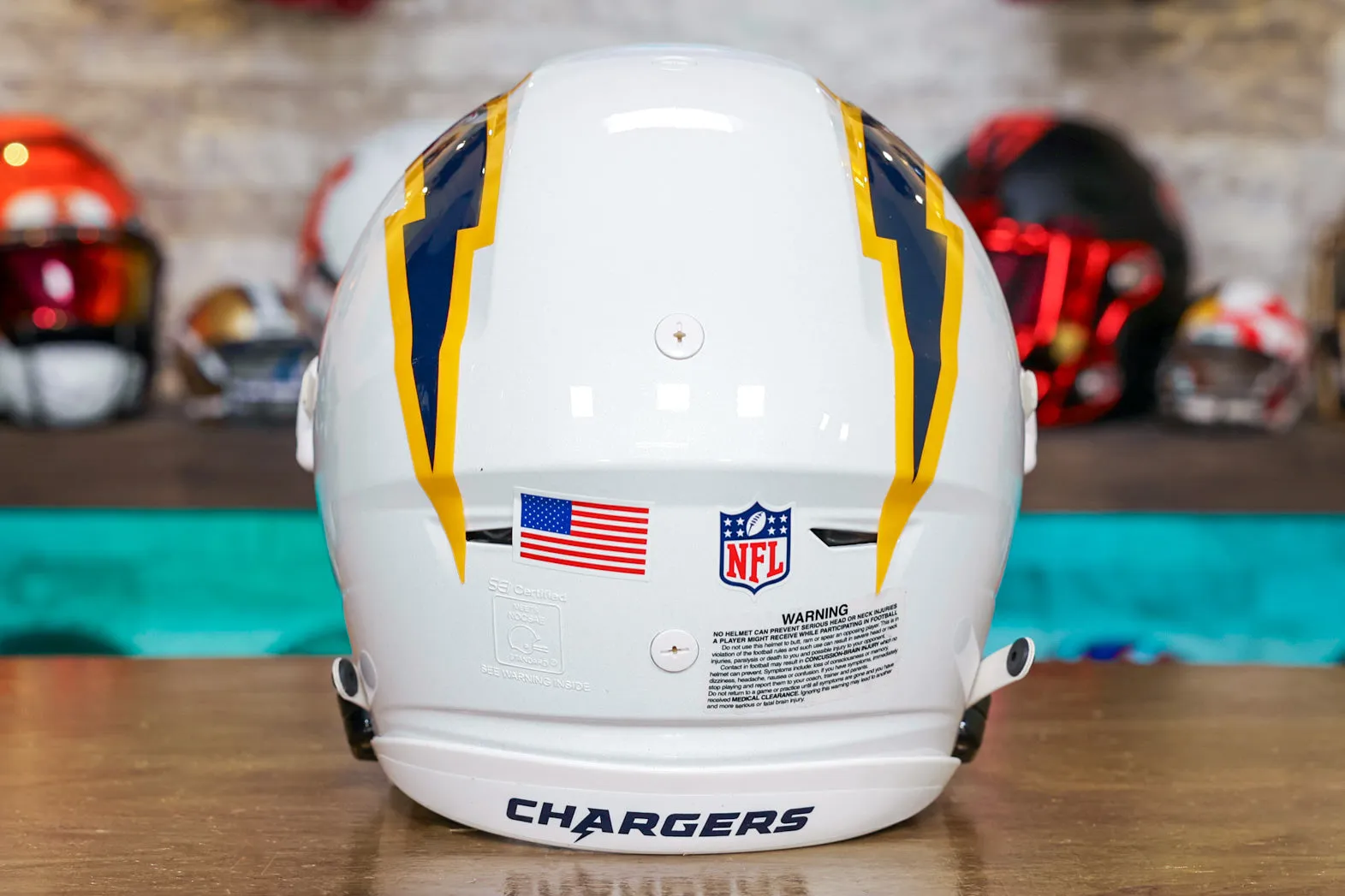 Los Angeles Chargers Riddell SpeedFlex Helmet - Navy Color Rush Alternate