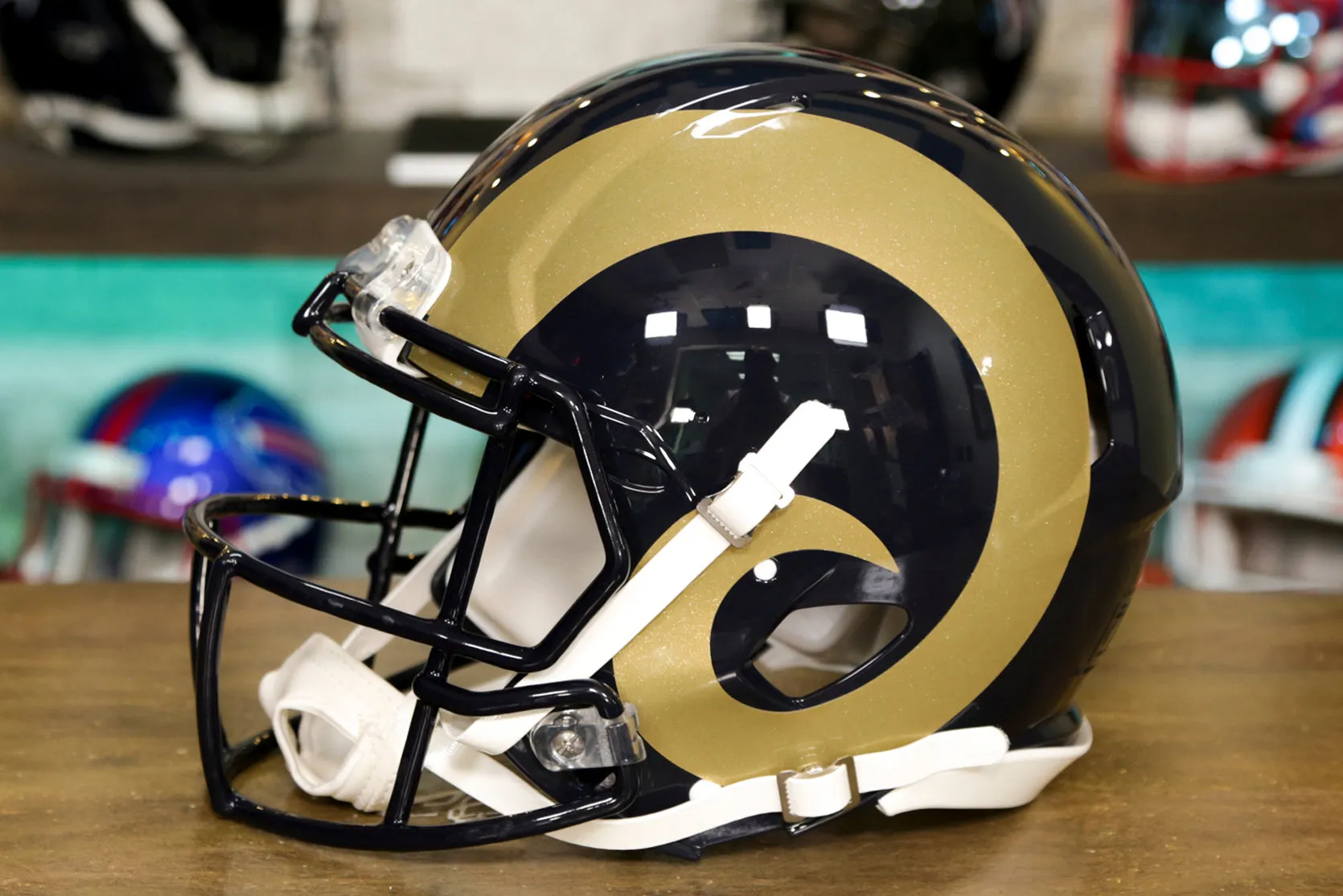 Los Angeles Rams Riddell Speed Authentic Helmet - 2000-2016 Throwback