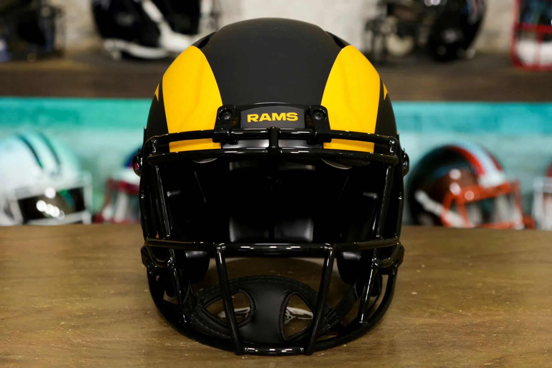 Los Angeles Rams Riddell Speed Authentic Helmet - Eclipse