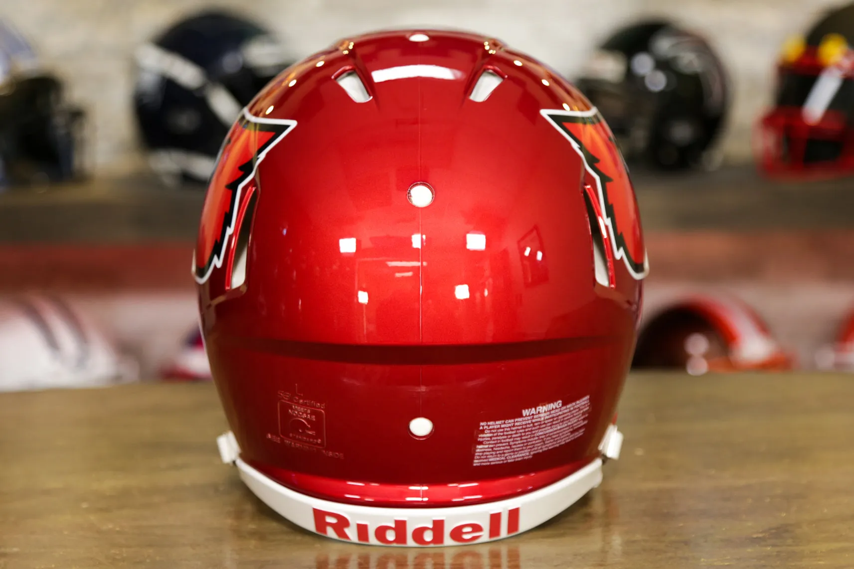Louisville Cardinals Speed Authentic Helmet - Flash
