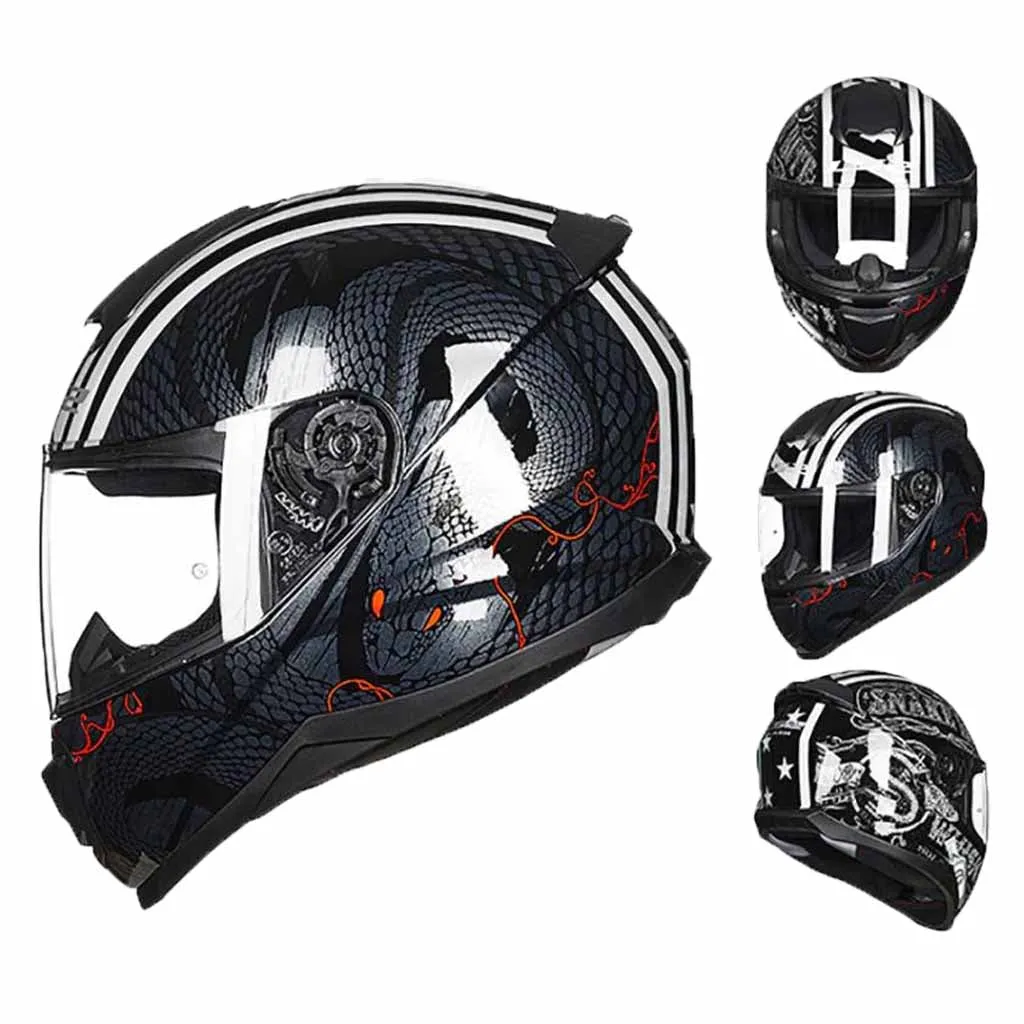 LS2 FF802 FLASH GRAPHICS MOTORCYCLE FULL FACE HELMET w/ EXTRA VISOR