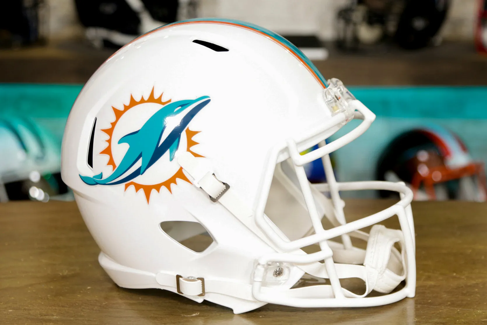Miami Dolphins Riddell Speed Display Helmet