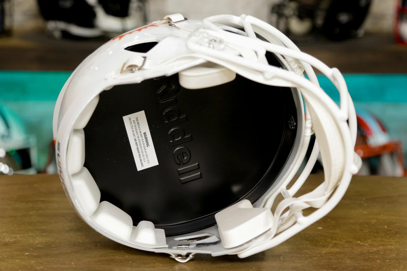 Miami Dolphins Riddell Speed Display Helmet