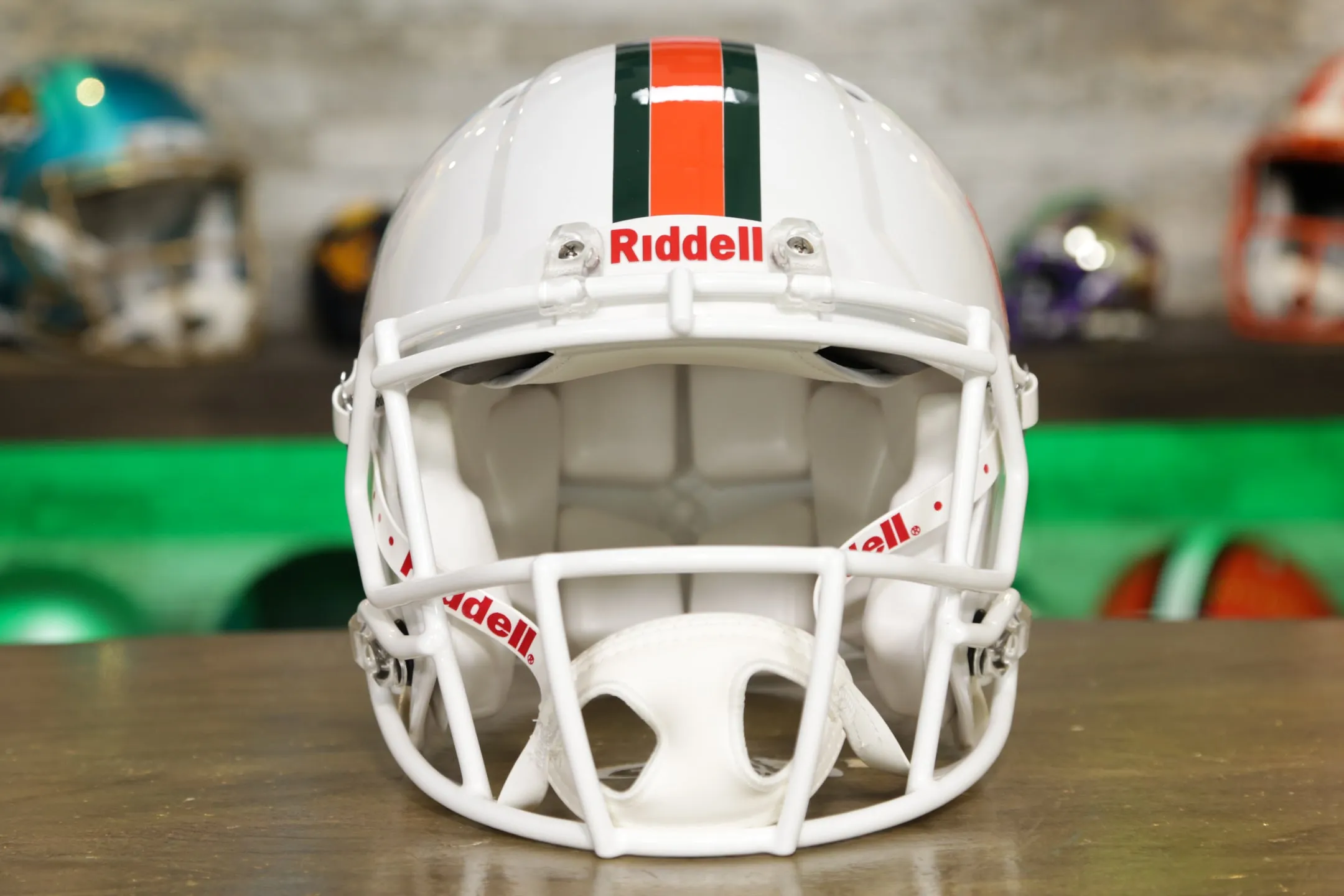 Miami Hurricanes Riddell Speed Authentic Helmet