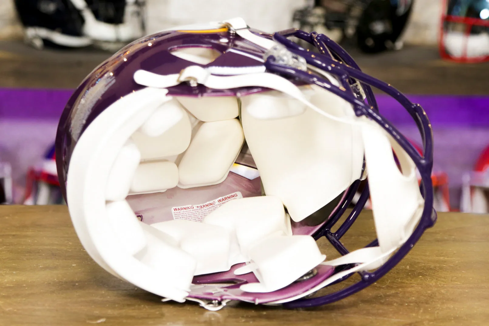 Minnesota Vikings Riddell Speed Authentic Helmet - 1983-2001 Throwback