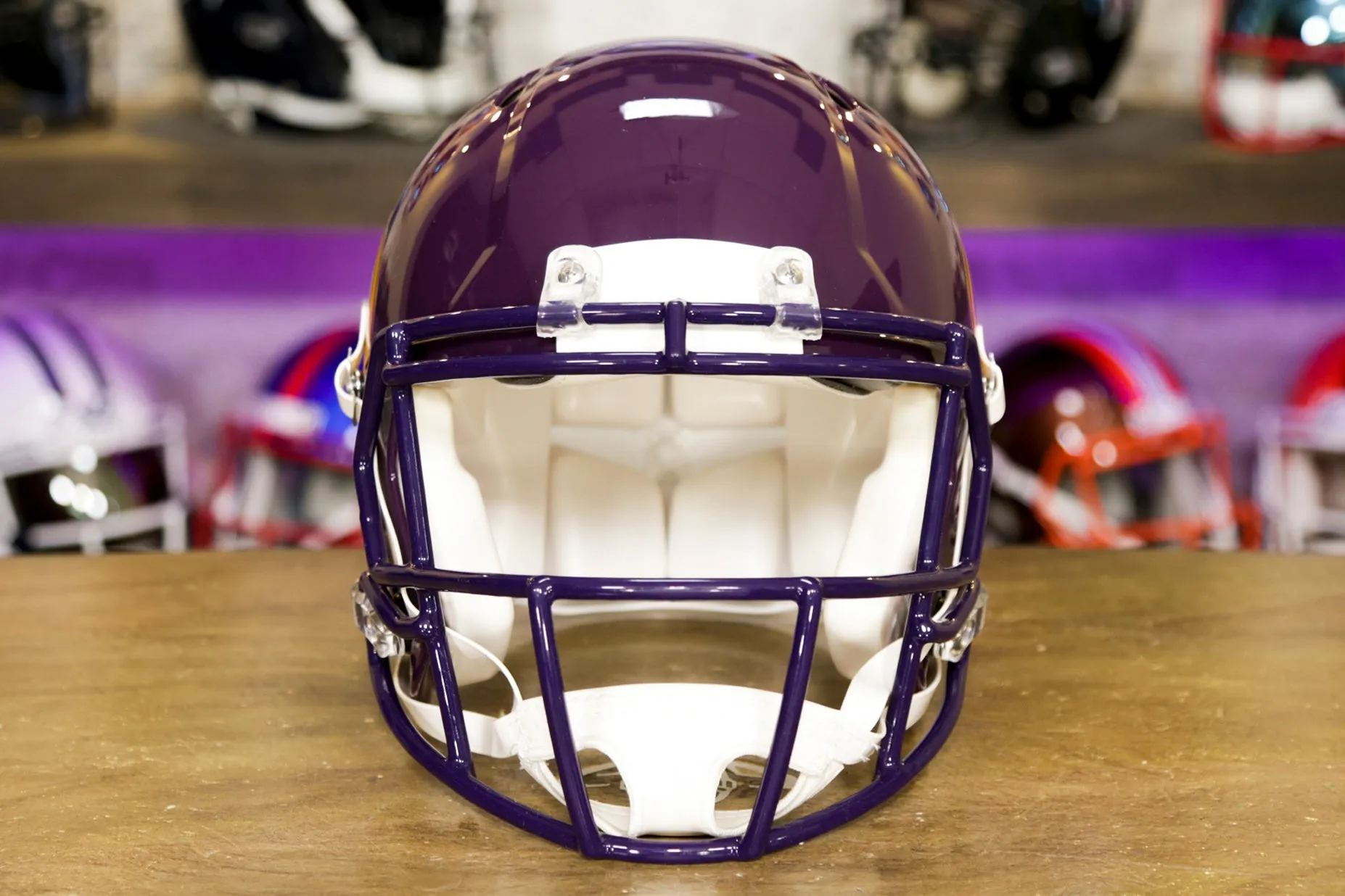 Minnesota Vikings Riddell Speed Authentic Helmet - 1983-2001 Throwback