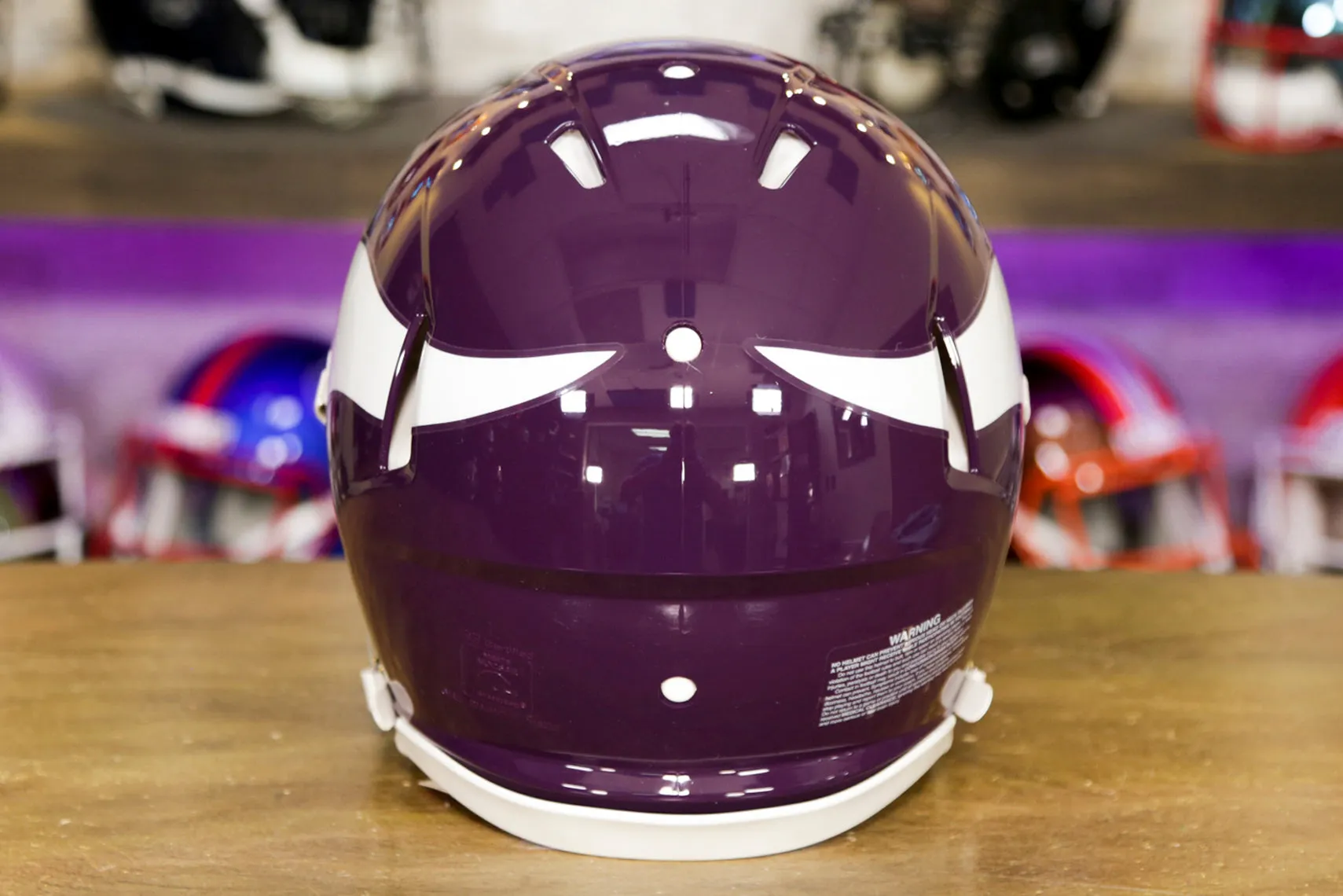 Minnesota Vikings Riddell Speed Authentic Helmet - 1983-2001 Throwback