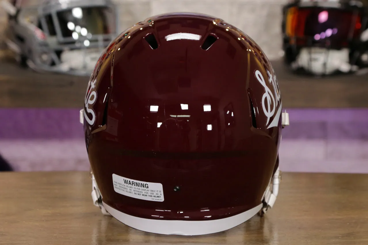 Mississippi State Bulldogs - Riddell Speed Display Helmet - Script