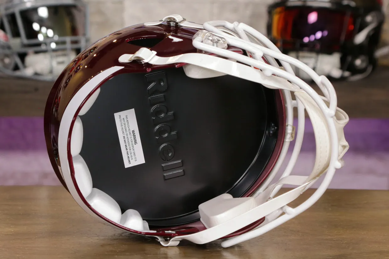 Mississippi State Bulldogs - Riddell Speed Display Helmet - Script
