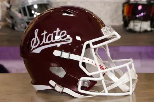 Mississippi State Bulldogs - Riddell Speed Display Helmet - Script