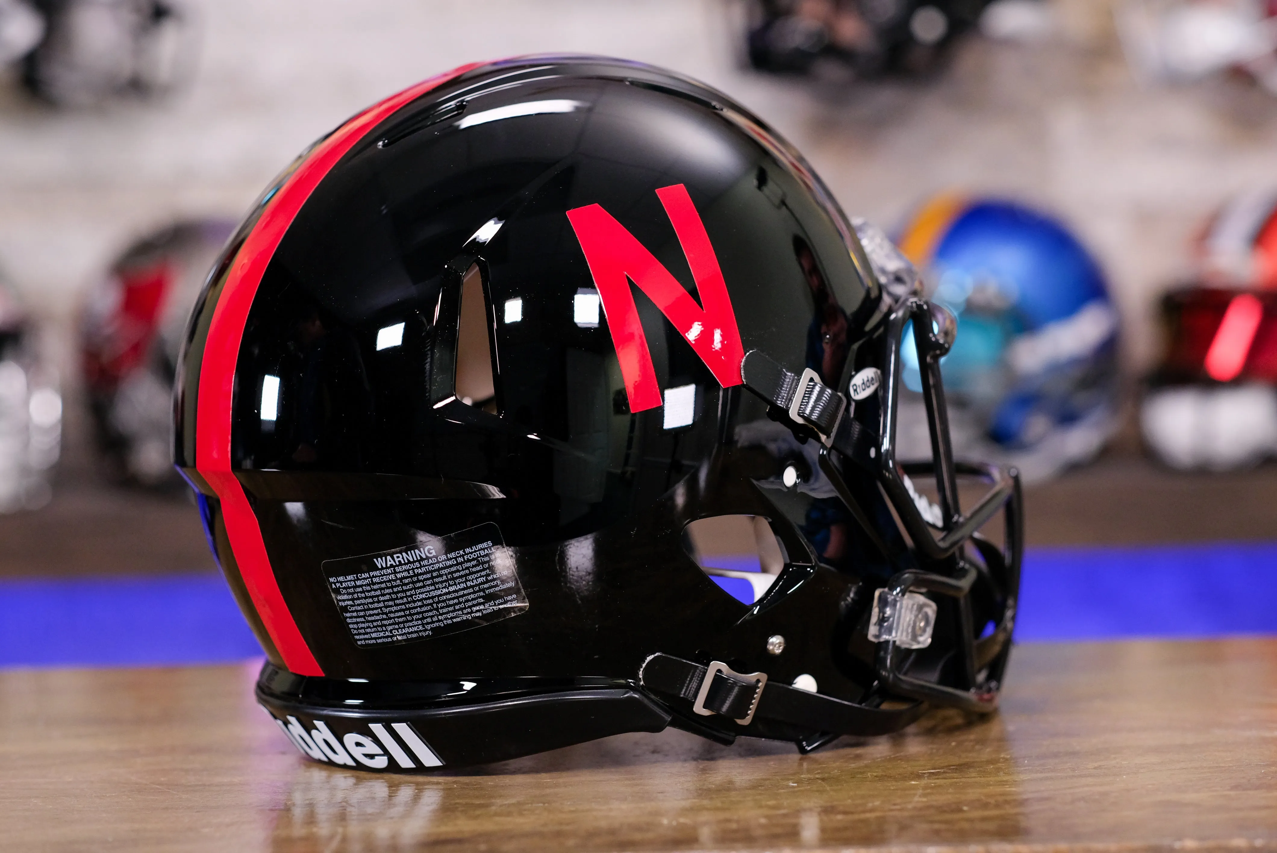 Nebraska Cornhuskers Riddell Speed Authentic Helmet - Black