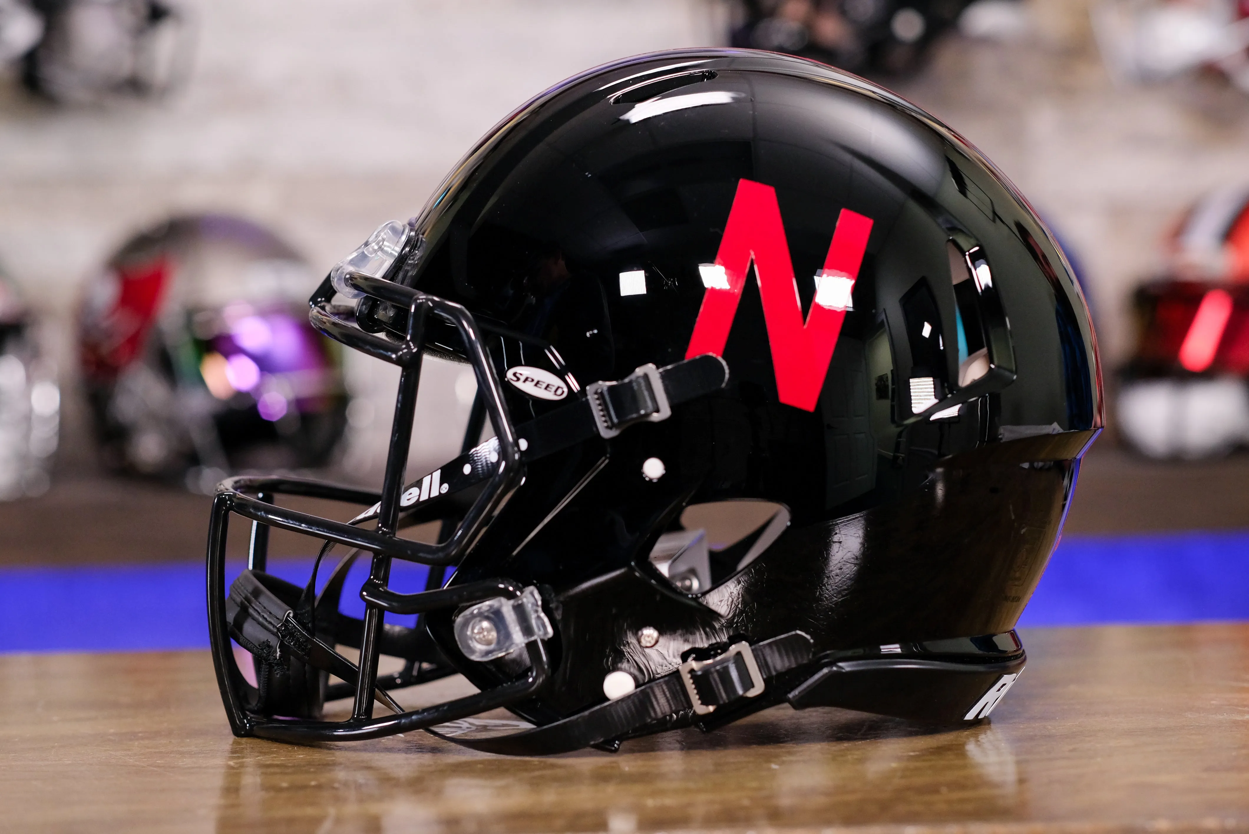 Nebraska Cornhuskers Riddell Speed Authentic Helmet - Black