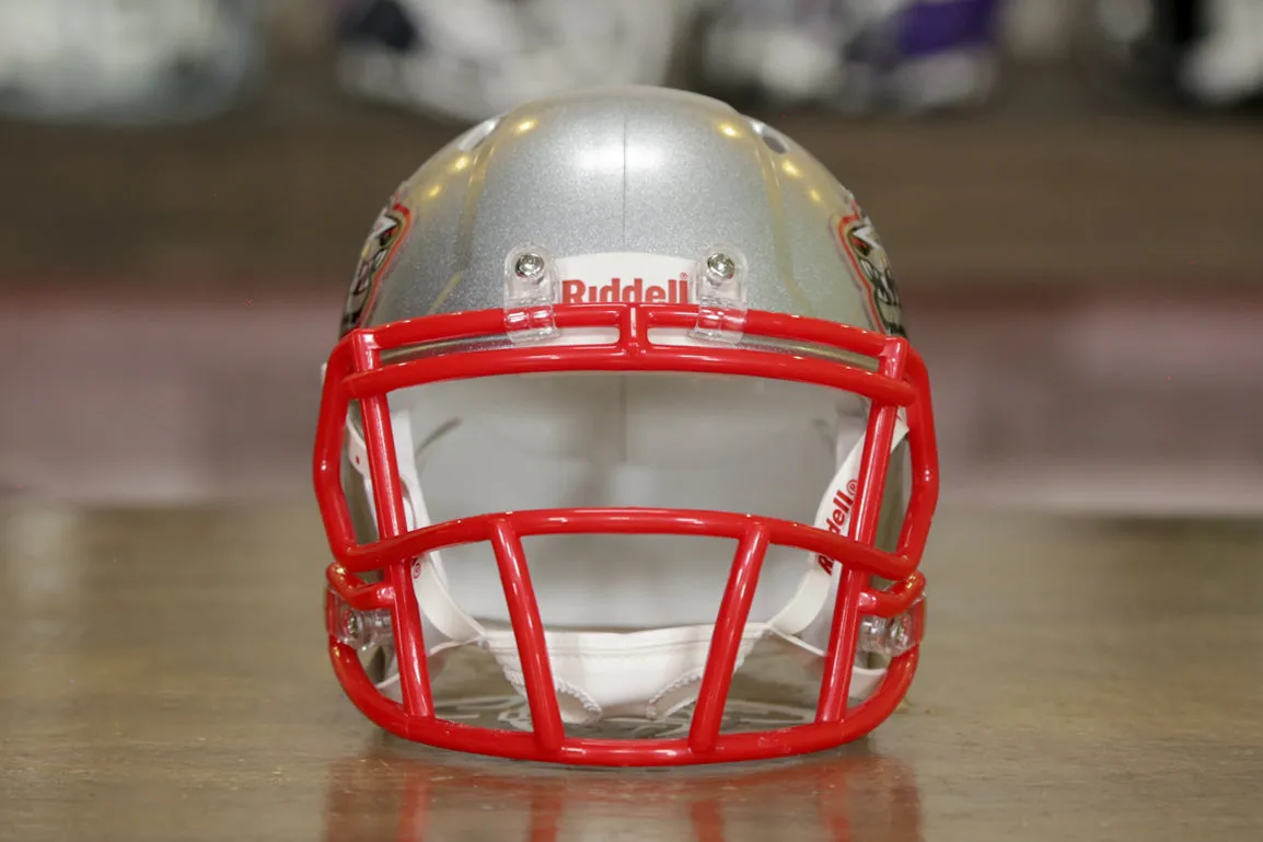 New Mexico Lobos Riddell Speed Mini Helmet - Silver