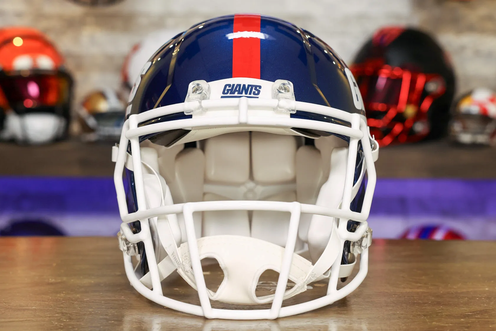 New York Giants Riddell Speed Authentic Helmet - Color Rush Alternate