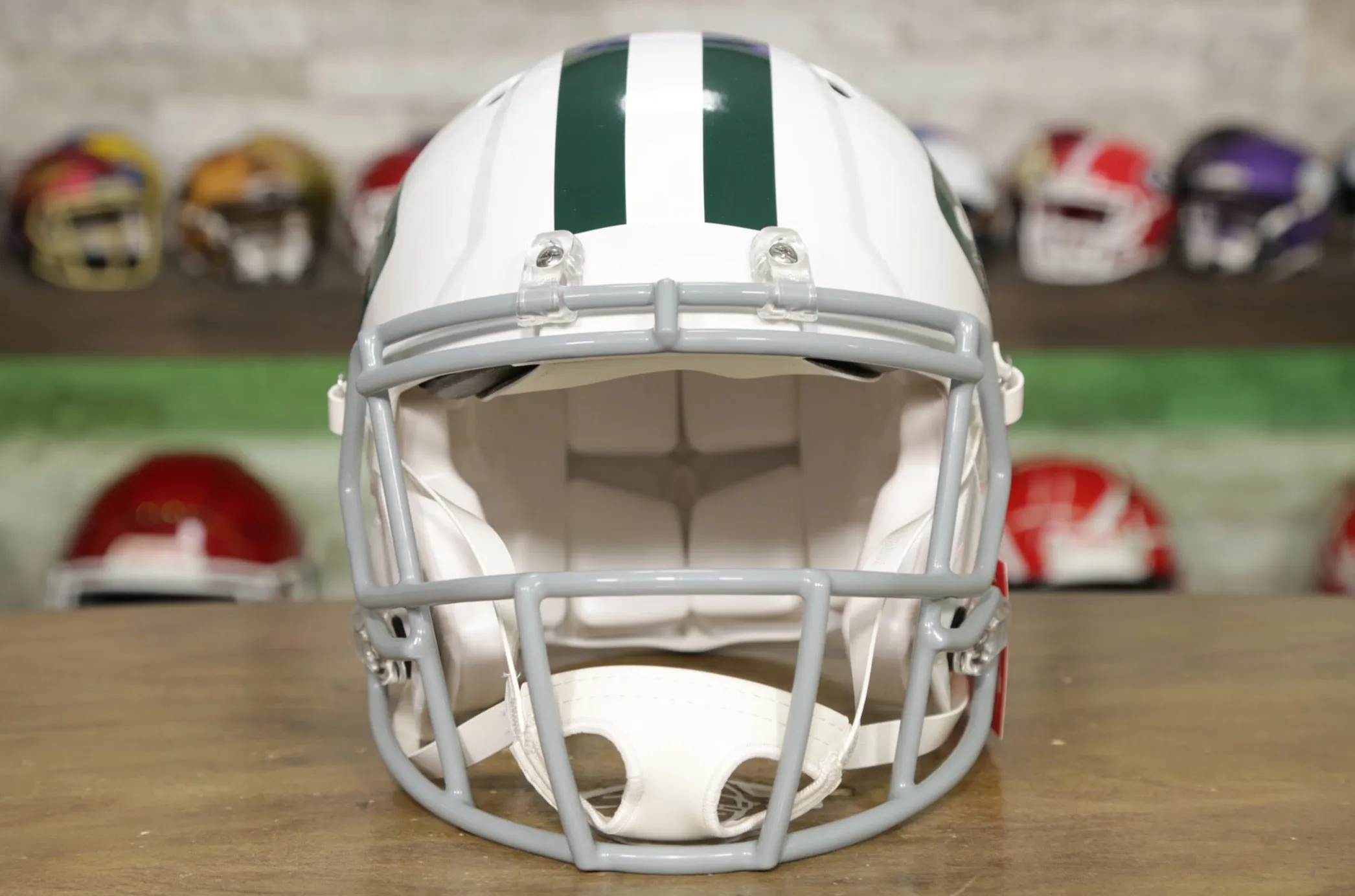 New York Jets Riddell Speed Authentic Helmet - 1965-1977 Throwback