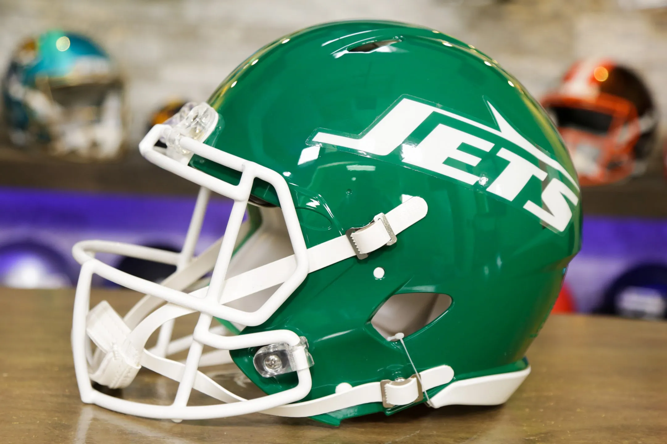 New York Jets Riddell Speed Authentic Helmet - 1978-1989 Throwback