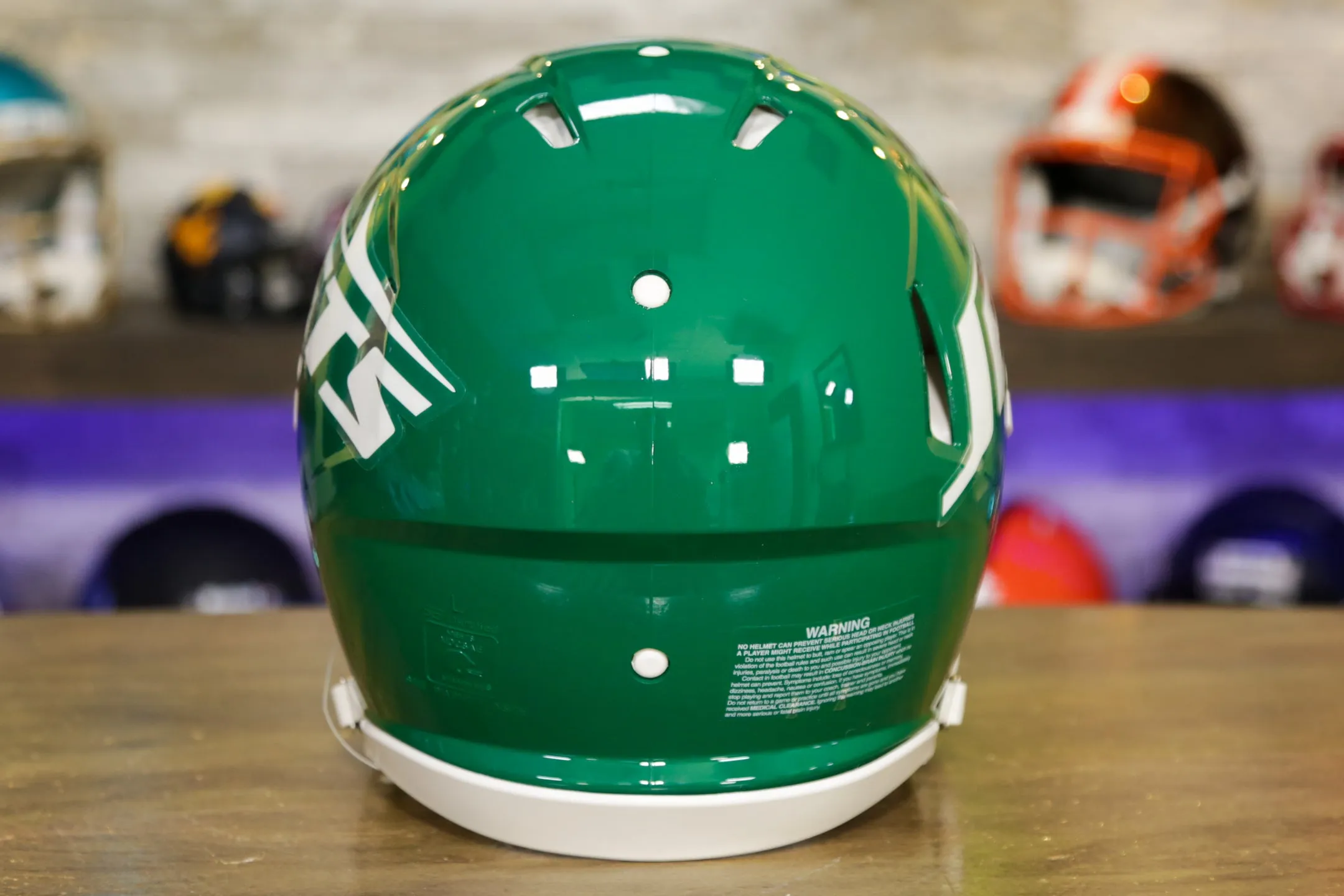 New York Jets Riddell Speed Authentic Helmet - 1978-1989 Throwback