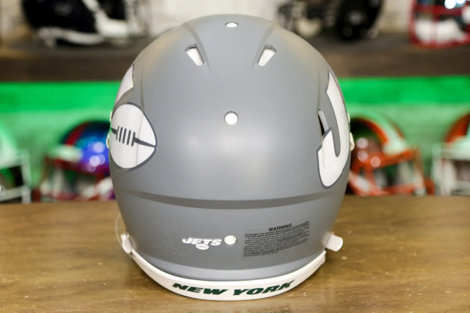 New York Jets Riddell Speed Authentic Helmet - AMP - OPEN BOX