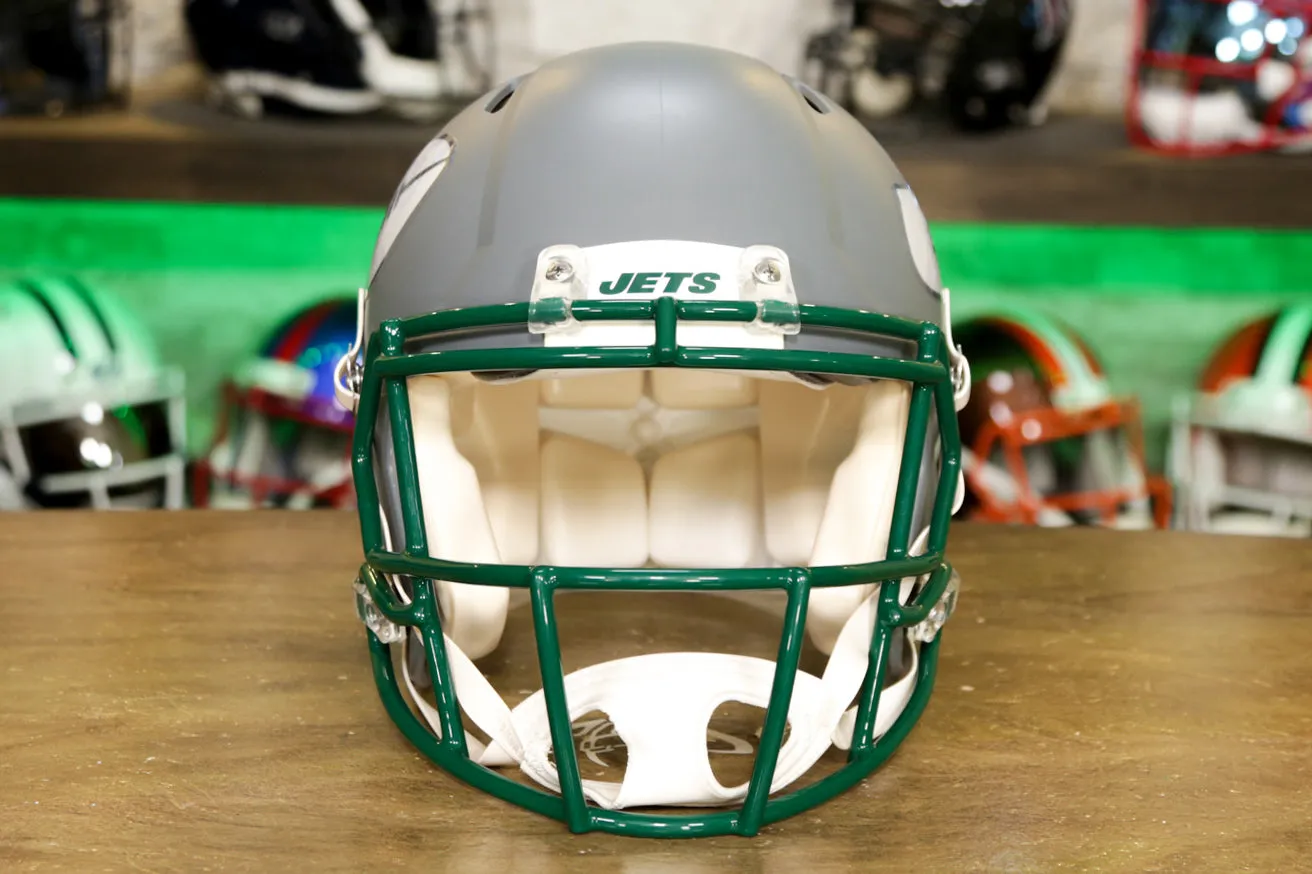 New York Jets Riddell Speed Authentic Helmet - AMP - OPEN BOX