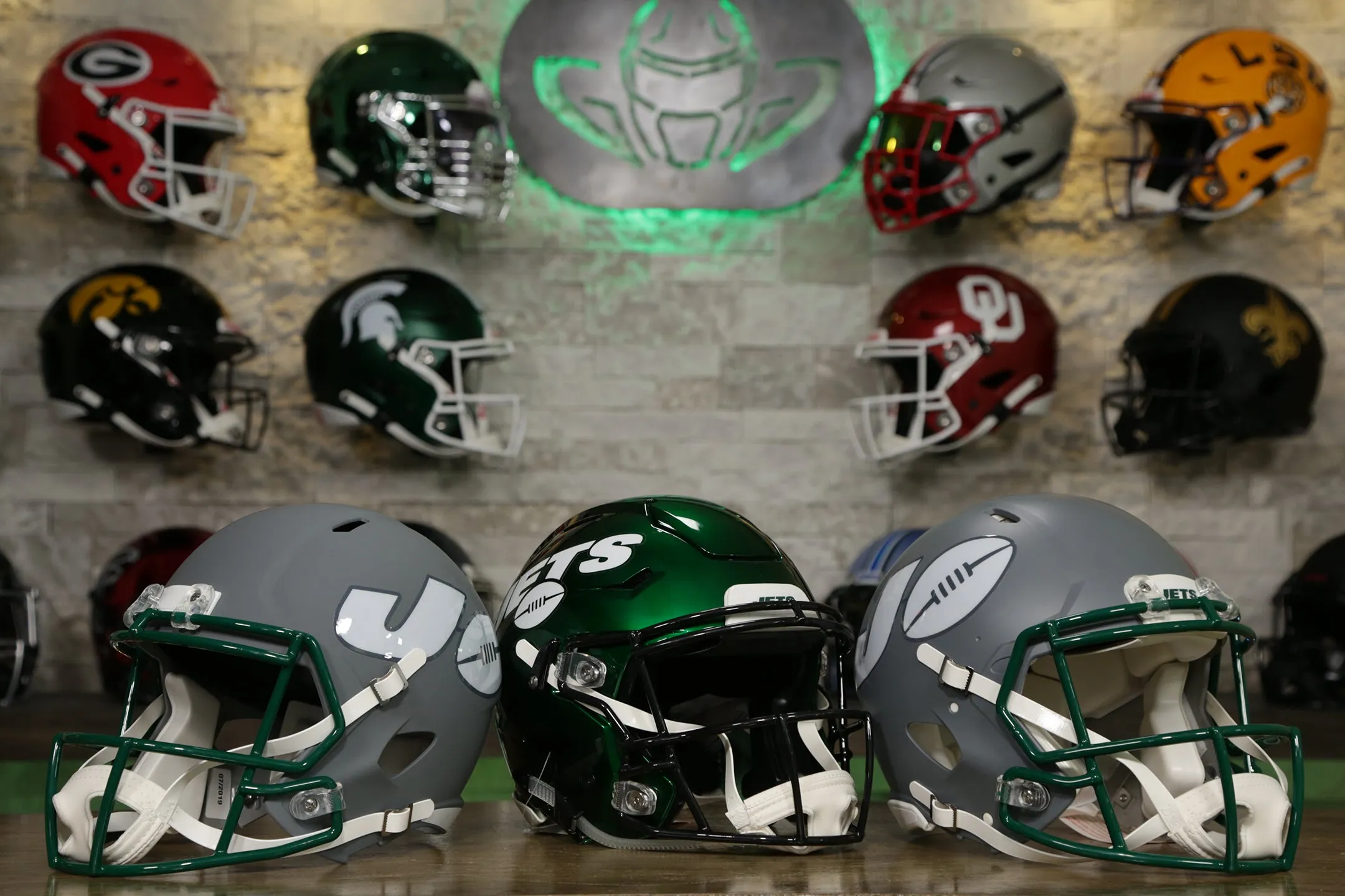 New York Jets Riddell Speed Authentic Helmet - AMP - OPEN BOX