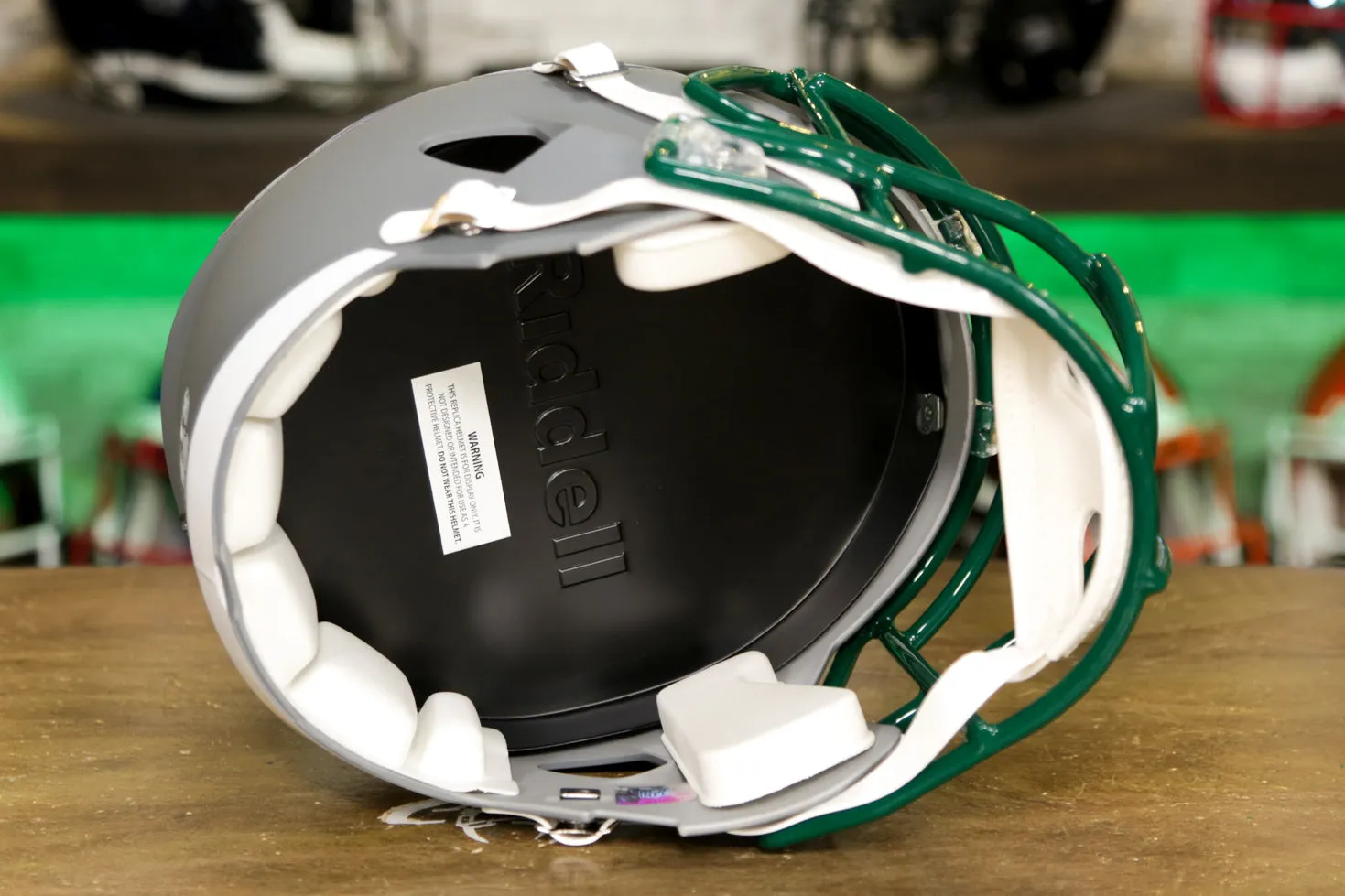New York Jets Riddell Speed Display Helmet - AMP - OPEN BOX
