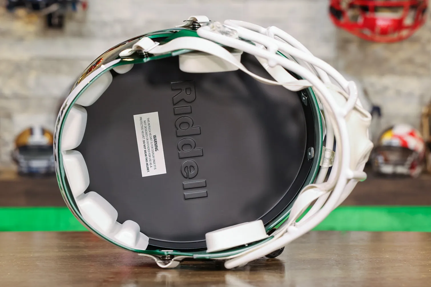 New York Jets Riddell Speed Display Helmet - Tribute Alternate