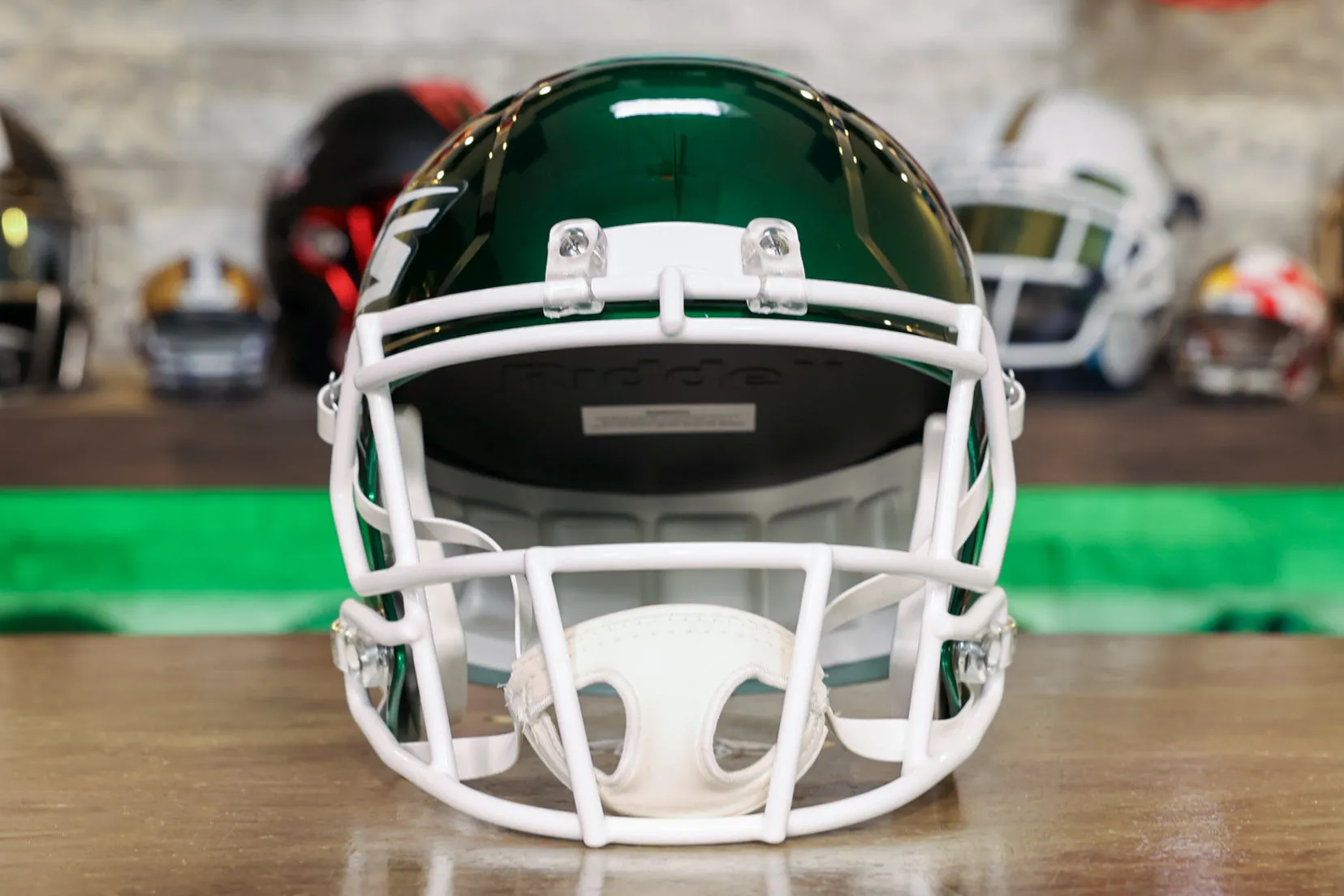 New York Jets Riddell Speed Display Helmet - Tribute Alternate