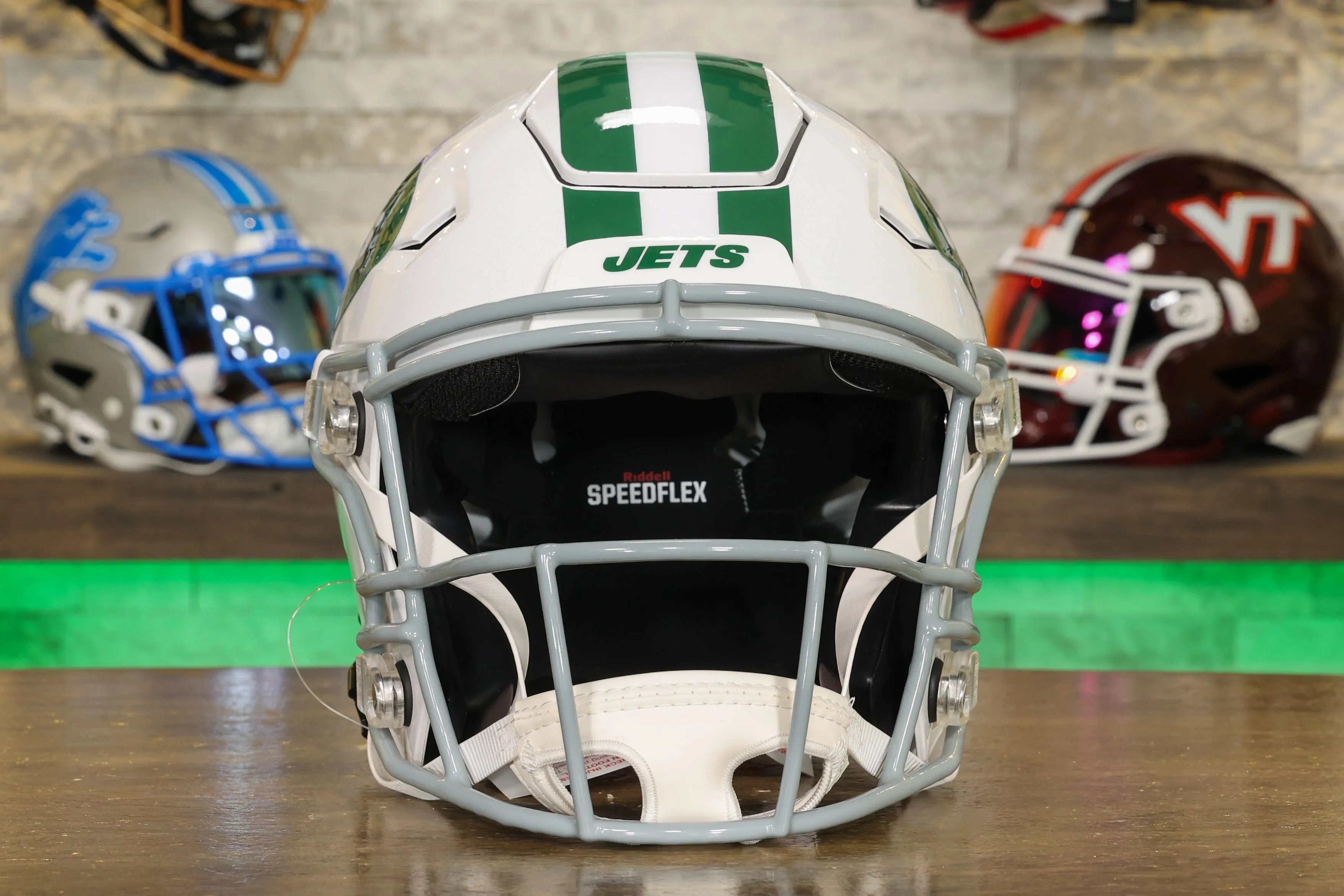 New York Jets Riddell SpeedFlex Helmet - Classic White Alternate