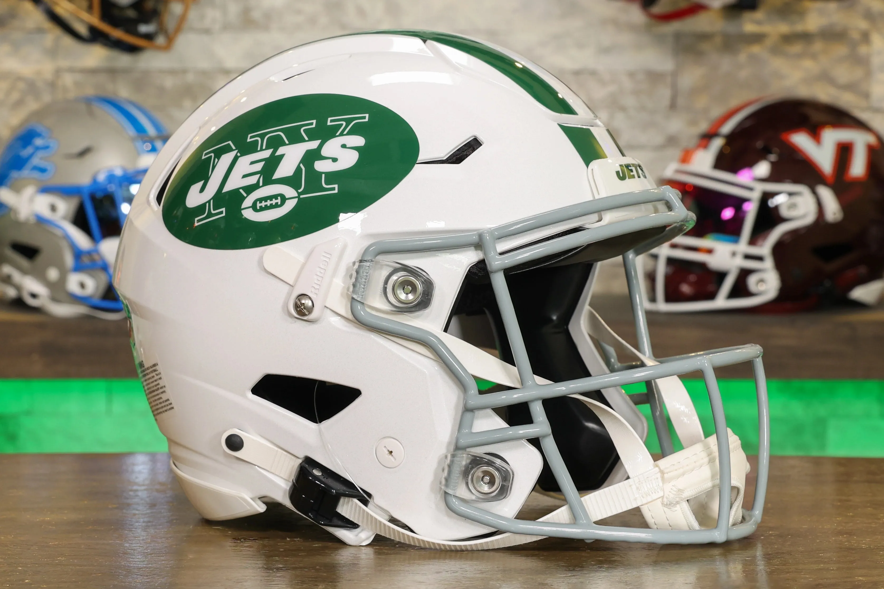 New York Jets Riddell SpeedFlex Helmet - Classic White Alternate