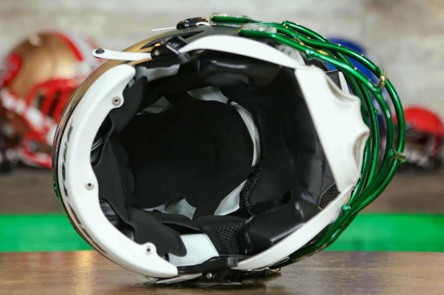 New York Jets Riddell SpeedFlex Helmet - Stealth Black Alternate