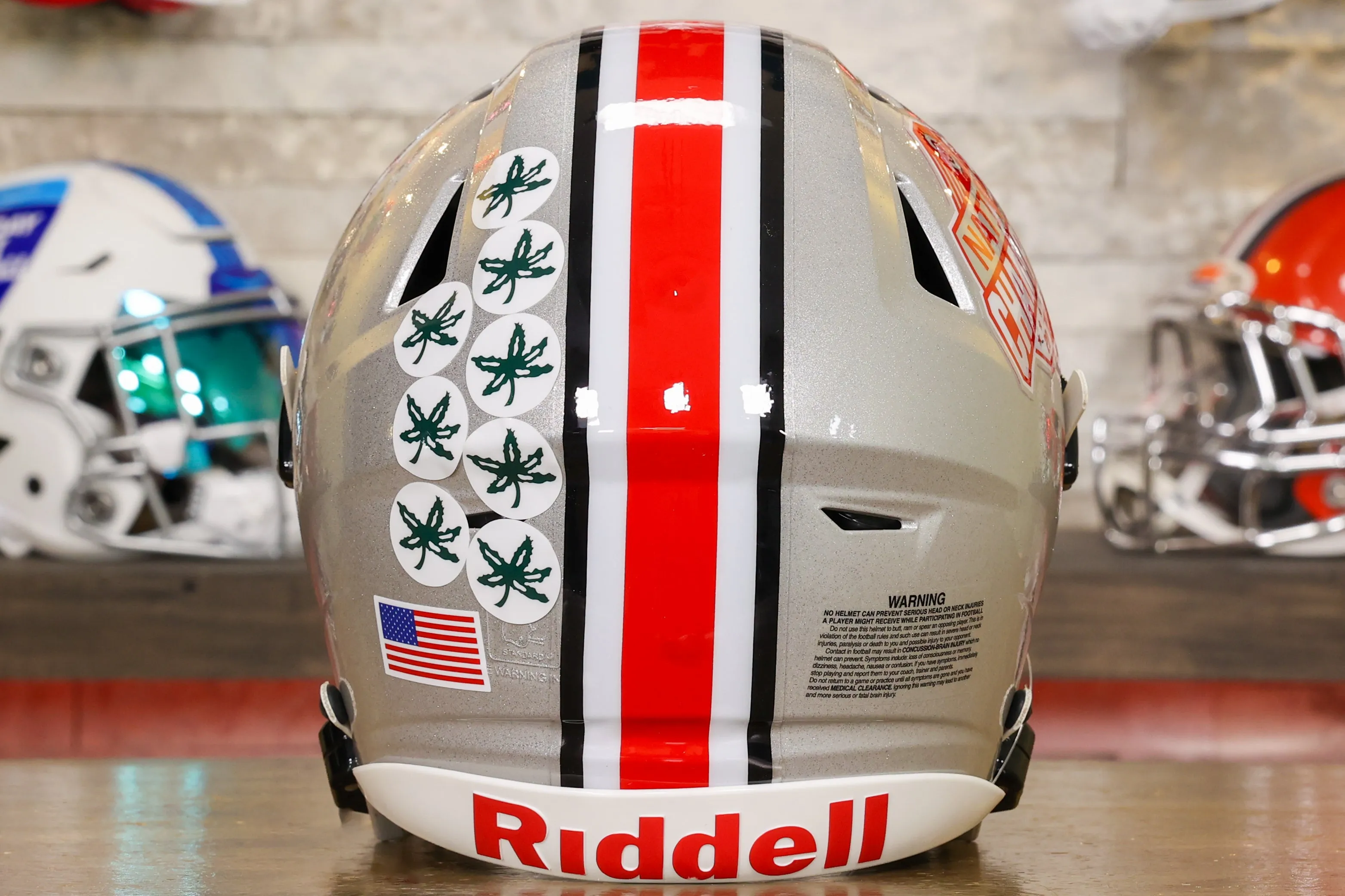 Ohio State Buckeyes Riddell SpeedFlex Helmet - 2024 National Champions