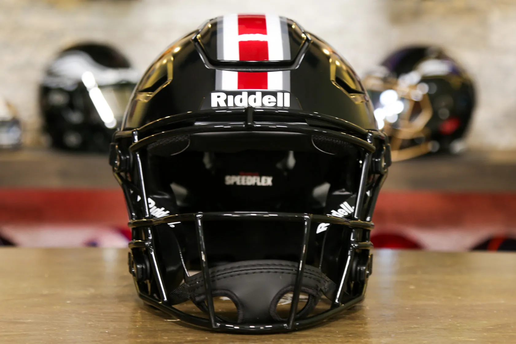 Ohio State Buckeyes Riddell SpeedFlex Helmet - Satin Black