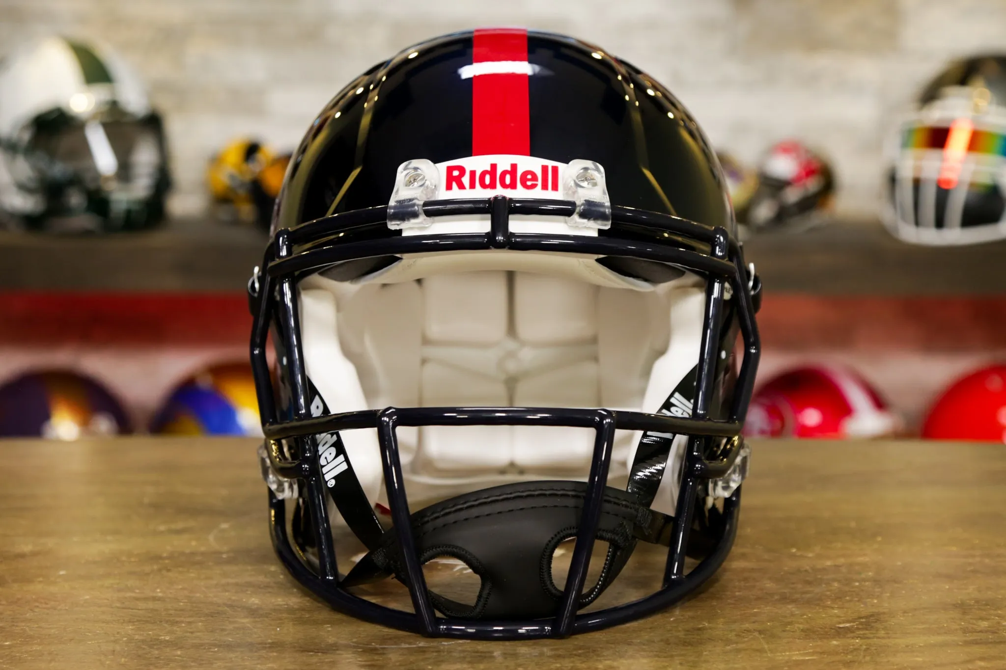 Ole Miss Rebels Riddell Speed Authentic Helmet - Navy