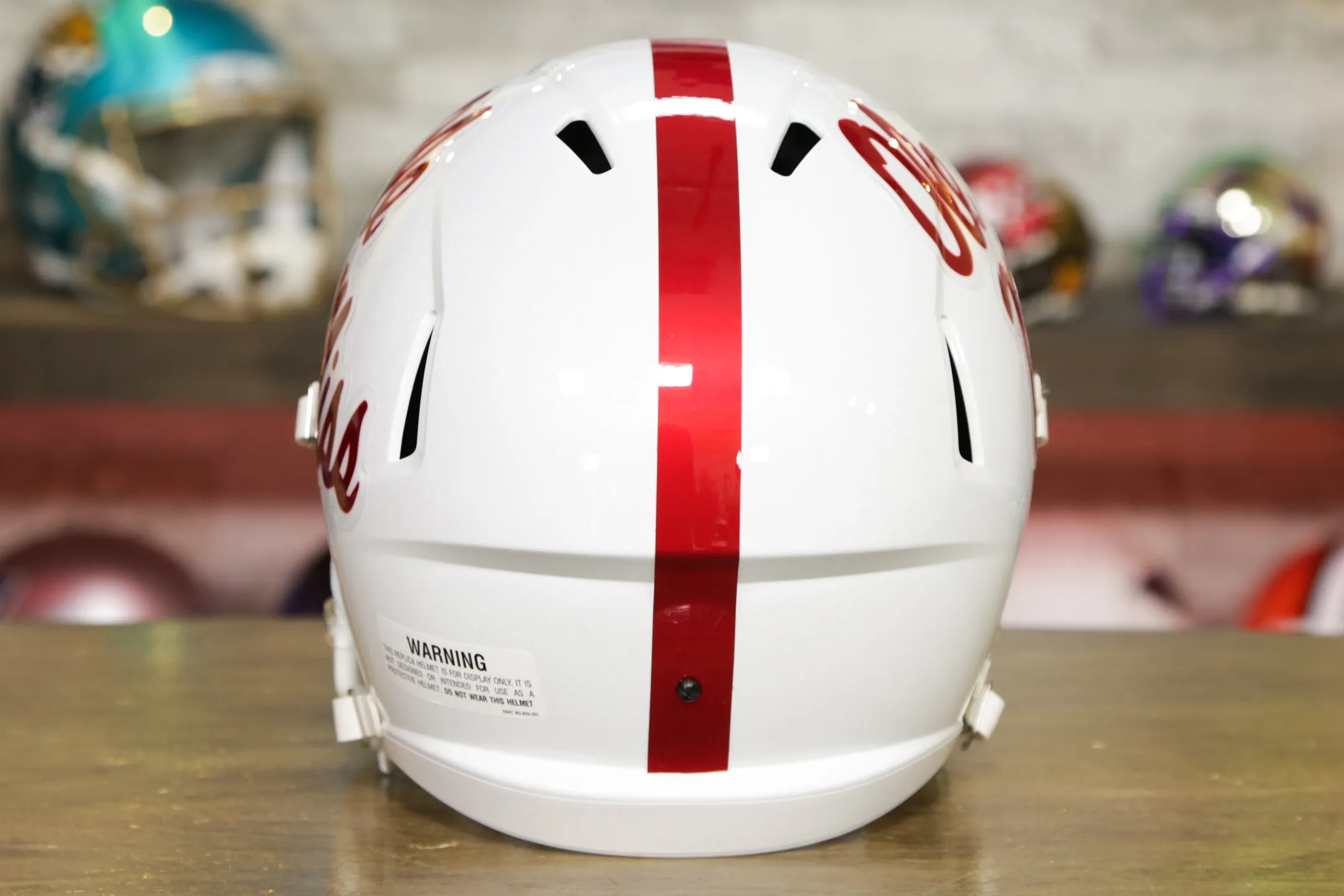 Ole Miss Rebels Riddell Speed Display Helmet - White